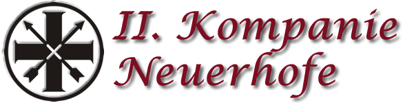 Schriftzug der 2. Kompanie Neuerhofe